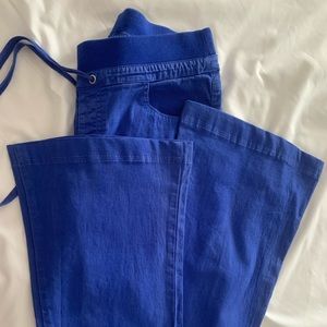 Never worn blue bell bottom smart pants